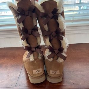 Ugg Bow Bailey Bow Tall Boot Size 10